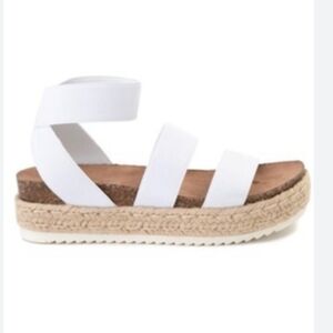 Madden Girl Espadrille Sandal New in Box Size 10 White